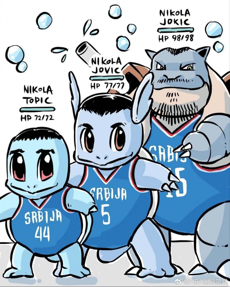 皇冠体育-托皮奇&amp;约维奇&amp;约基奇 塞尔维亚男篮的三个尼古拉持续进化